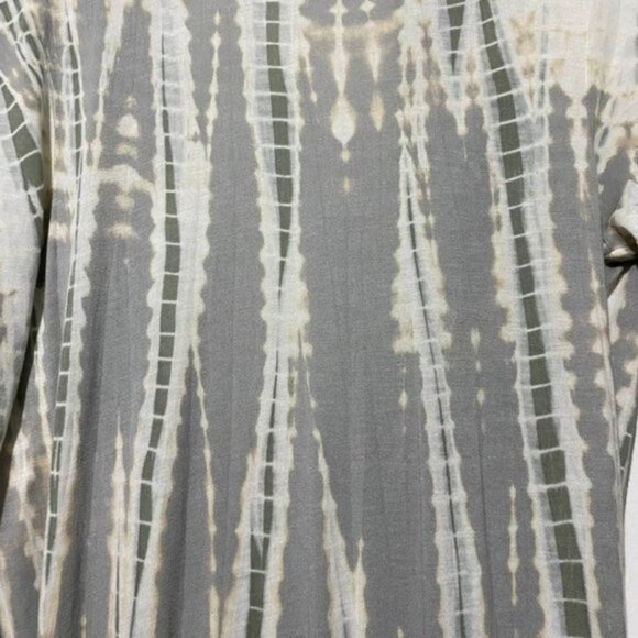 Young Fabulous & Broke Tie Dye Drop Waist Dress - Size Small - Plunging Neckline - Picture 7 of 14